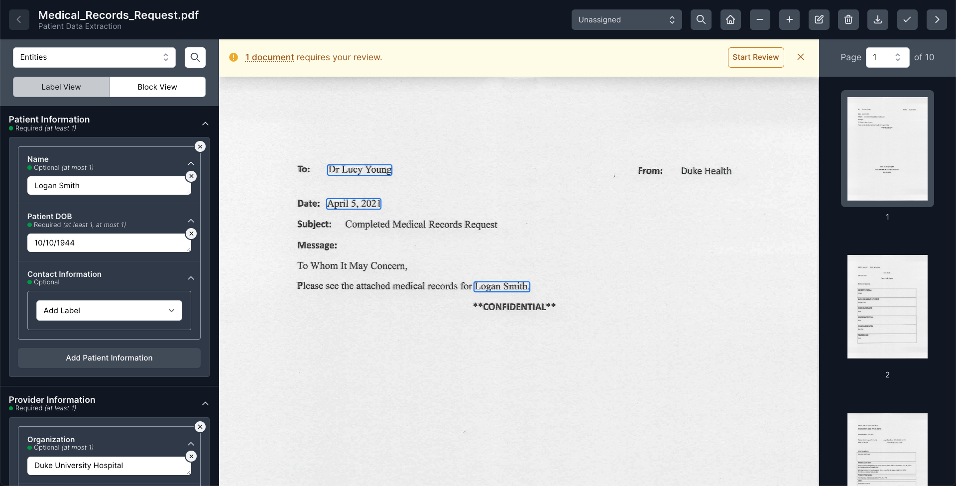 screenshot of Infinia ML